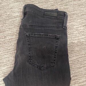 AG Women's Black/grey The Legging Ankle Jean in size 26R